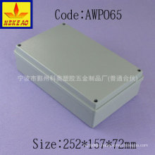 Cast aluminum outdoor control box cast aluminum waterproof box aluminium box waterproof IP67 AWP065 with size 252*157*72mm